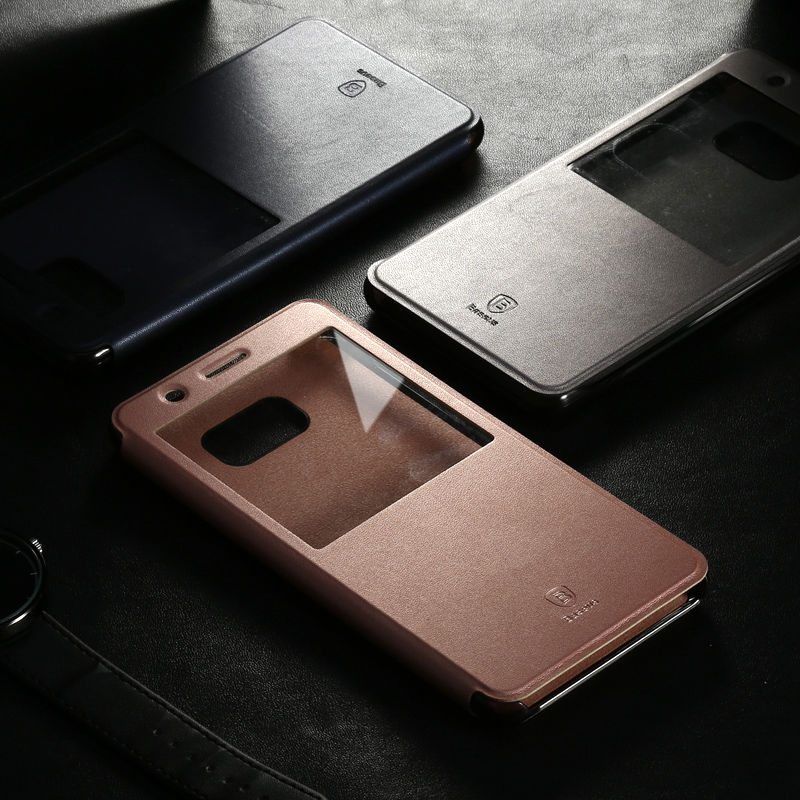 Đỉa Chỉ Mua Bao Da Samsung Galaxy Note 7 FE Hiệu Basesu Sunie Series được làm bằng chất liệu da trơn công nghiệp cao cấp rất đẹp tạo phong cá tính và thời trang. 